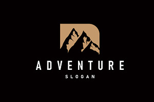 Mountain Logo Nature Landscape, a Branding & Logo Template by Maylianaw28