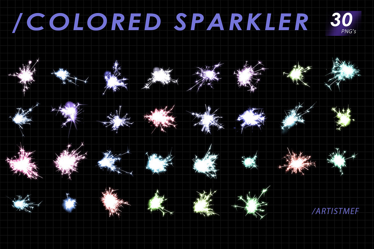 Real Sparkler Overlays, a Texture Graphic by ArtistMef (Photo 3 of 8)