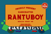Rantuboy, a Slab Serif Font by Nian Keun Studio (Thumbnail 1 of 10)