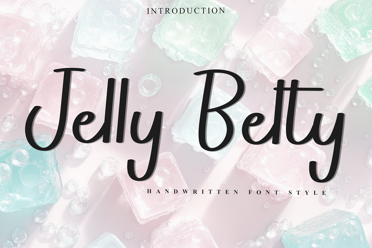 Jelly Belty, a Script Font by InermediaSTUDIO (Photo 1 of 8)