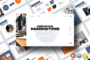 Creative Marketing Plan Presentation, a Presentation Template by evgenystudio (Thumbnail 1 of 8)