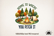 Camping Sublimation Bundle Hiking, an Object Graphic by GlitterCraft (Thumbnail 6 of 21)