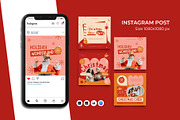 Christmas Party Instagram Post, a Social Media Template by Artnivora.Std (Thumbnail 2 of 2)