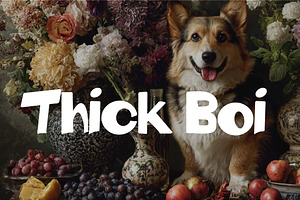 Thick Boi Handwritten Display