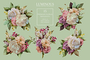 Luminous Floral Clip Art Collection, an Object Graphic by Eclectic Anthology (Thumbnail 13 of 16)