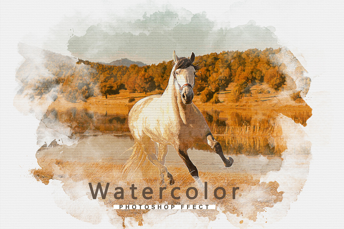 Realistic Watercolor Painting Effect, a Layer Style Add-On by liptouse (Photo 1 of 9)