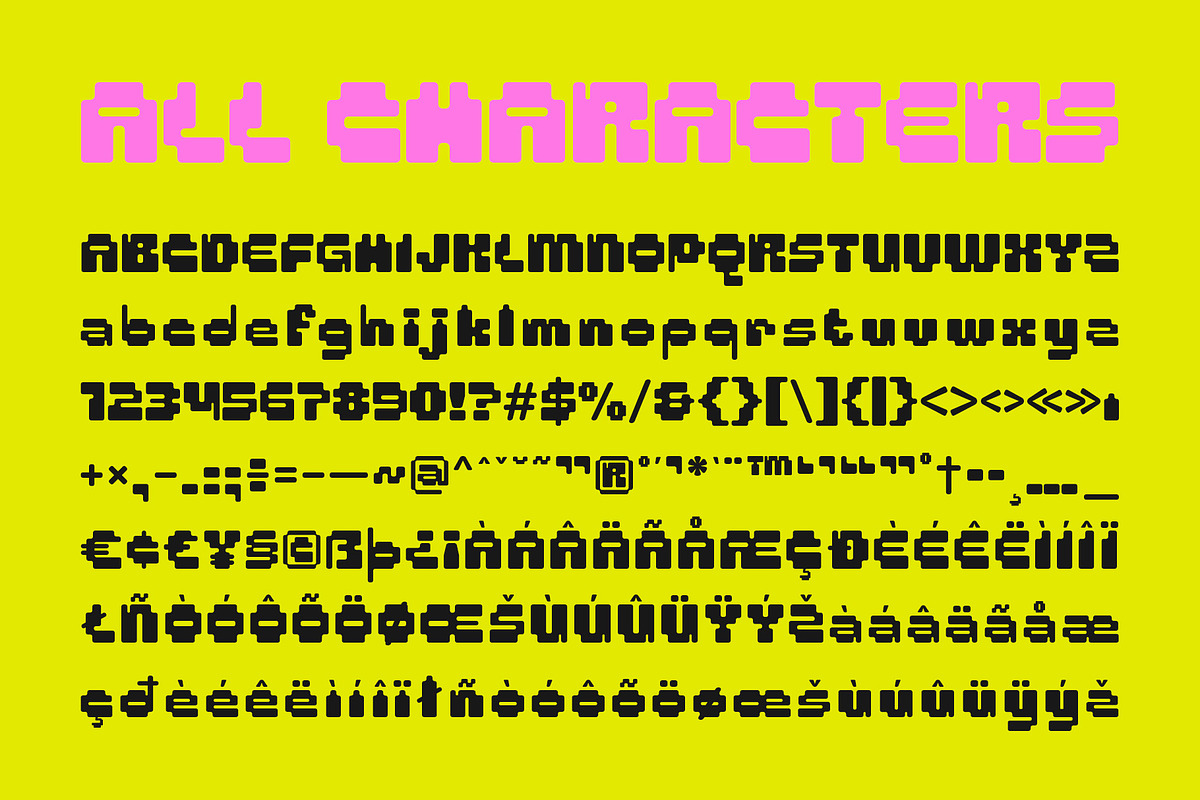 CS Goals – Pixel Font, a Sans Serif Font by Craft Supply Co. (Photo 8 of 8)
