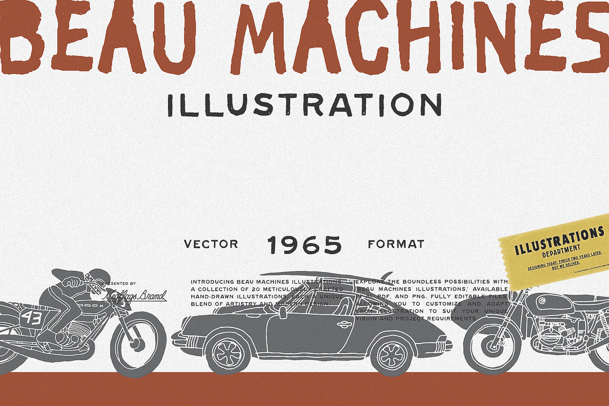 Beau Machines Illustration, a Transportation Illustration by Megflags (Photo 1 of 9)