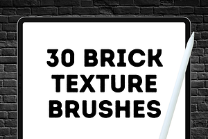 30 Brick Procreate Brushset