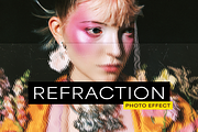Refraction Glass Photo Effect, a Texture Graphic by Design Squad (Thumbnail 1 of 7)