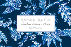 Royal Batik, Seamless Print & Motifs