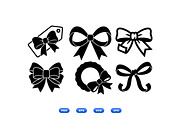 Elegant Ribbon Bow Clipart, an Illustration by designvectx (Thumbnail 2 of 3)