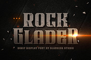Rock Glader a Serif Display Font, a Blackletter Font by Blankids Studio (Thumbnail 1 of 7)