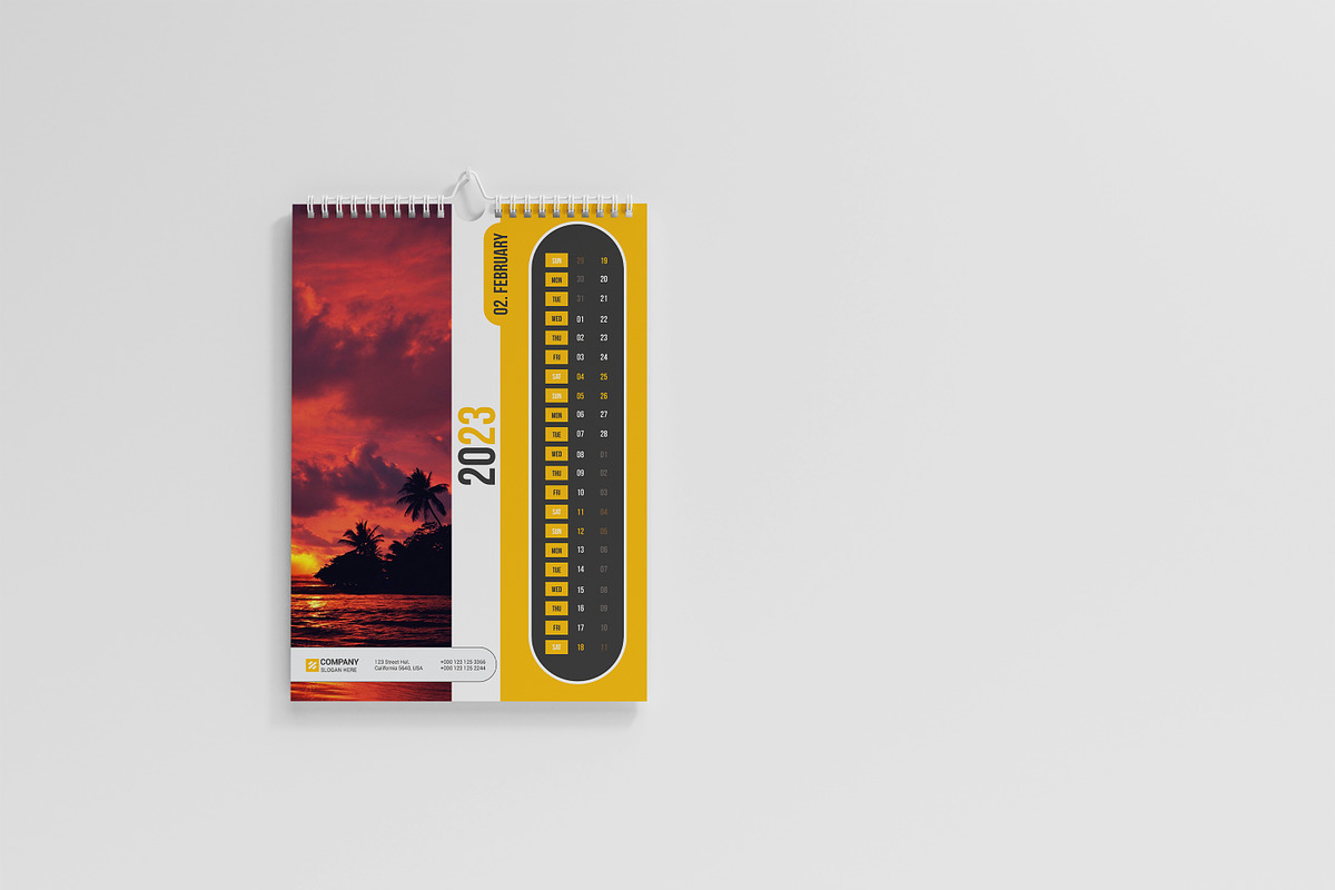 Creative Calendar Design 2023, a Templates & Theme by alimran24 (Photo 3 of 9)