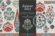 Jaipur Block Print Patterns, a Decorative Illustration by Artifactory Studios (Thumbnail 1 of 6)