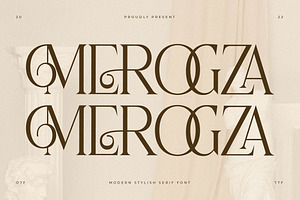 Merogza Modern Stylish Serif Font