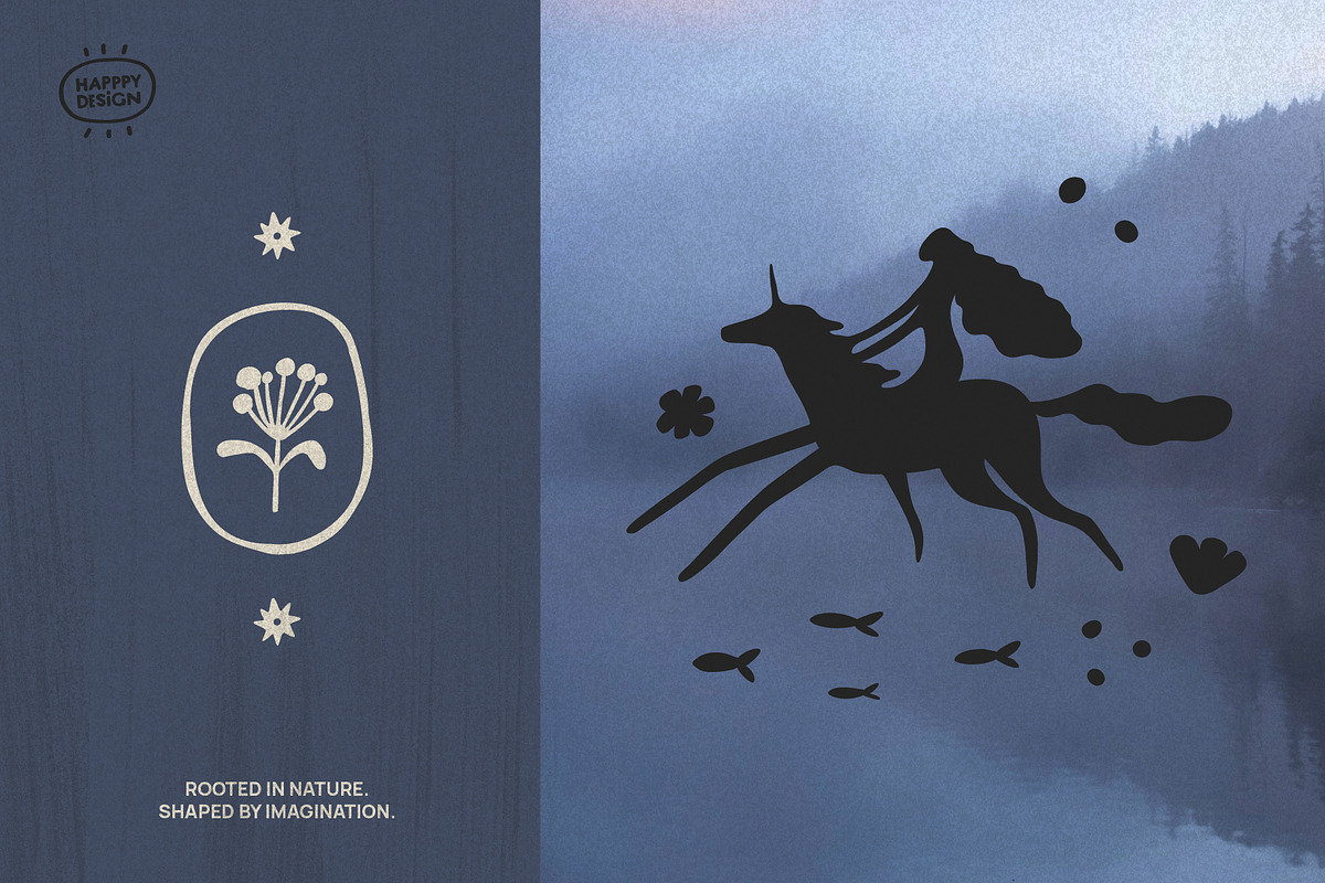 Dreamlike Folk Art Illustrations, an Object Illustration by happpydesign (Photo 3 of 15)