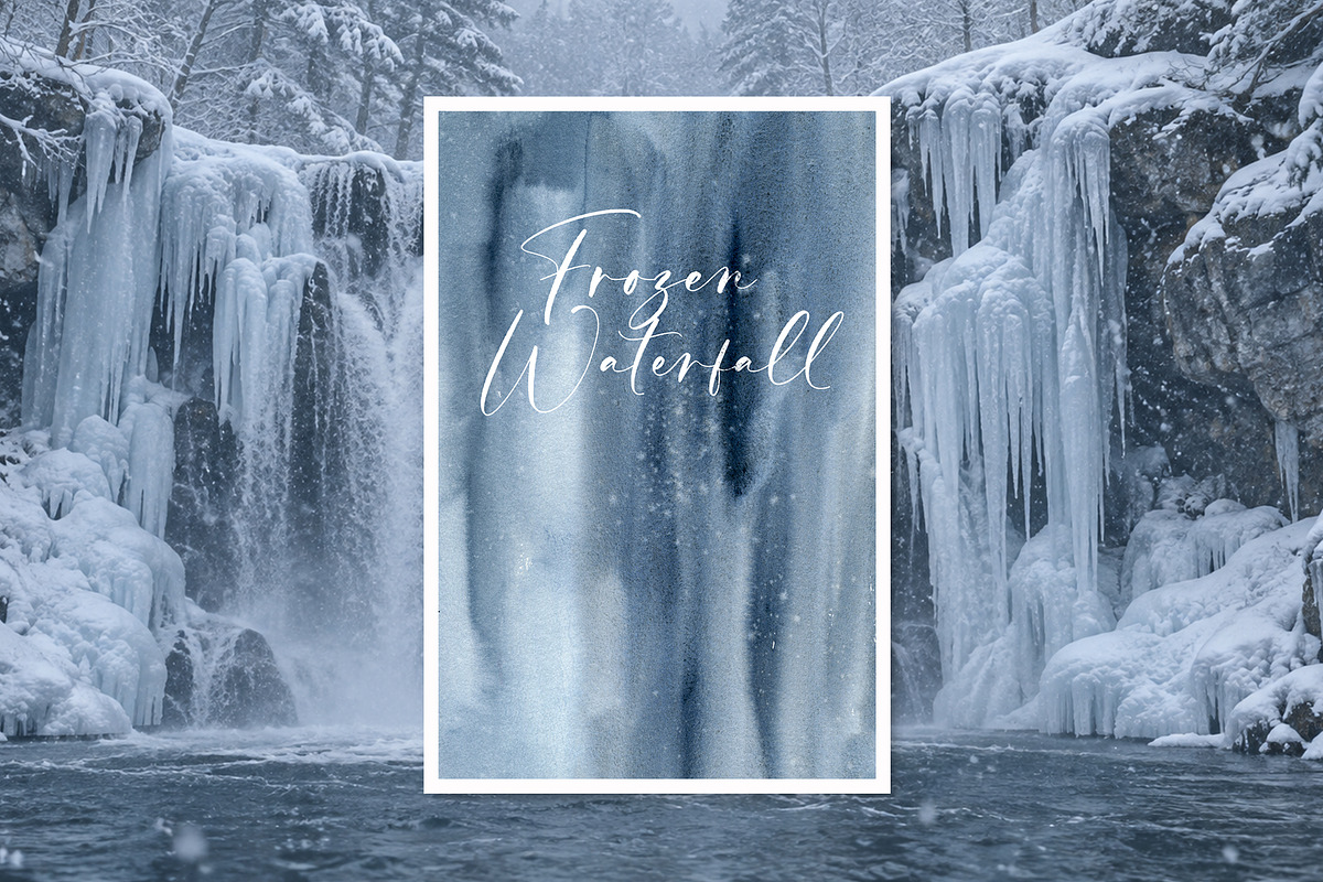 Frozen Watercolor Textures, a Texture Illustration by YarovaArt (Photo 5 of 15)