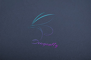 Dragonfly. Logo Template