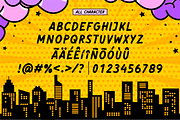 Wadezix A All Caps Comics Font, a Font by Allouse Studio (Thumbnail 9 of 10)