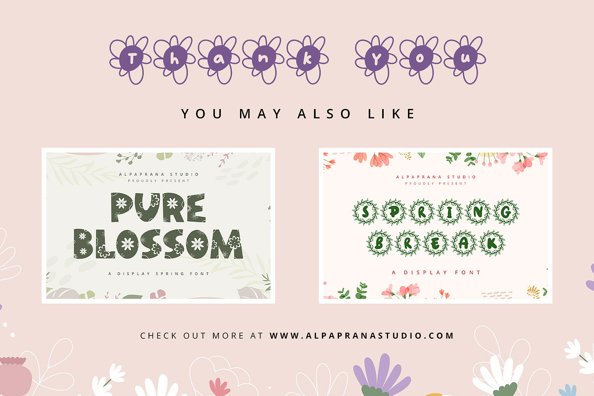 Sun Flower - Decorative Display Font, a Symbol Font by Alpaprana (Photo 10 of 10)