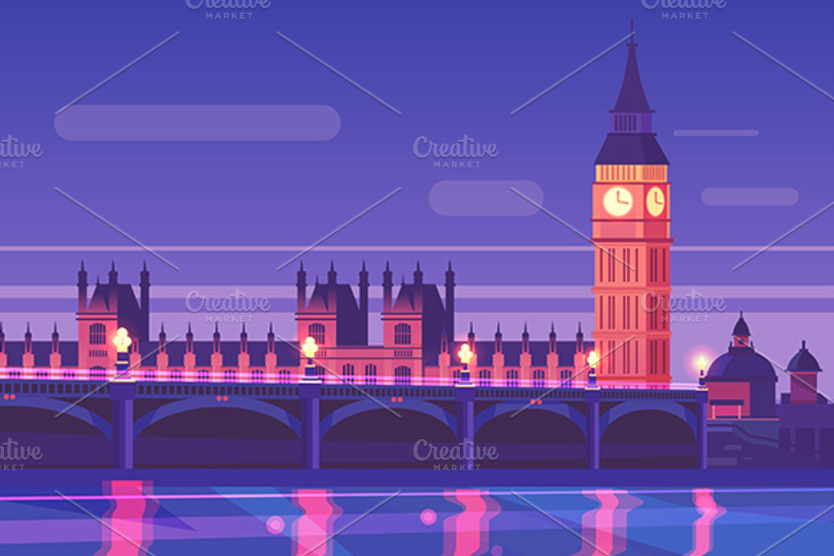 London England, a Person Illustration by Krolone