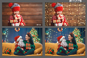 Christmas Lights Golden Glow, a Layer Style Add-On by MixPixBox (Thumbnail 2 of 12)