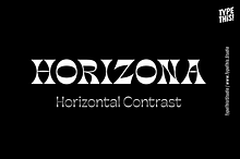 Horizona Reverse Contrast Font