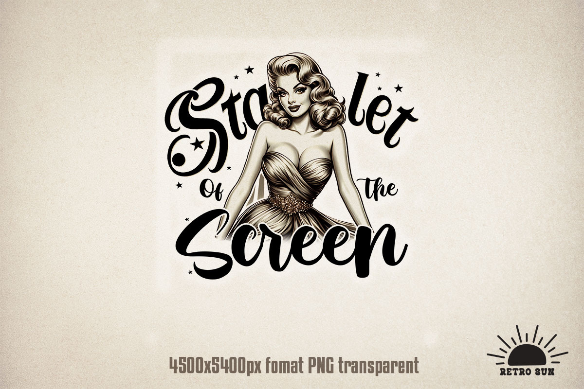 Retro Pin-Up Sublimation Bundle, an Object Graphic by GlitterCraft (Photo 16 of 20)