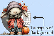 Whimsical Autumn Clipart Bundle, a Seasonal Illustration by Canvas Craft (Thumbnail 2 of 10)