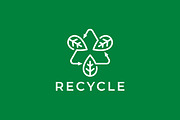 Recycle Leaf Natural Organic Logo, a Branding & Logo Template by Signatoro (Thumbnail 3 of 3)