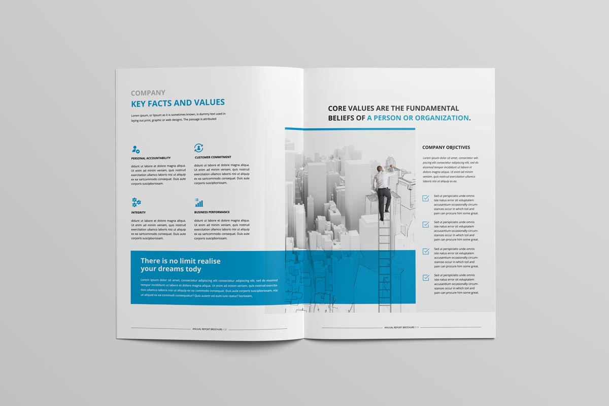 Annual Report Brochure, a Brochure Template by New Lines (Photo 7 of 14)