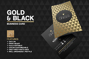 Gold And Black Business Card, a Business Card Template by Marvel (Thumbnail 1 of 5)