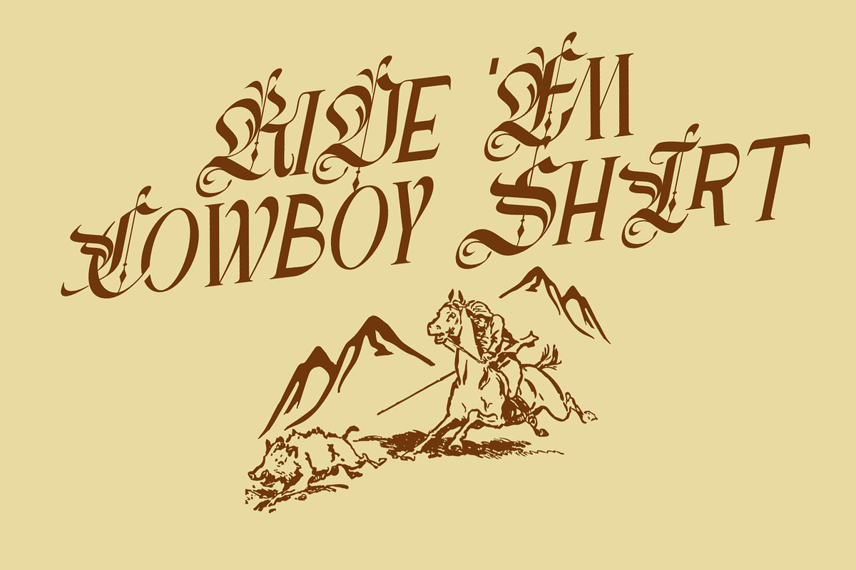 Asember Modern - Hybrid Font, a Blackletter Font by 177Studio (Photo 4 of 8)