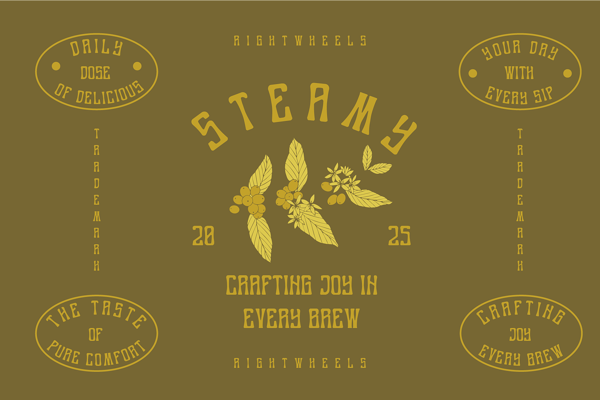 LITHOGRA - Retro Typeface, a Font by Rightwheels (Photo 7 of 11)