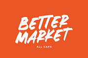 Better Market, a Handwritten Font by Bluestudio (Thumbnail 1 of 8)