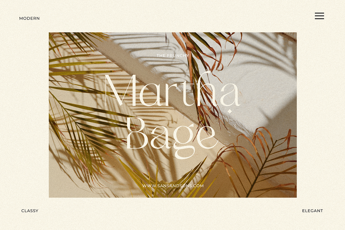Frunchy - Modern Chic Font, a Sans Serif Font by Sans & Sons (Photo 9 of 9)