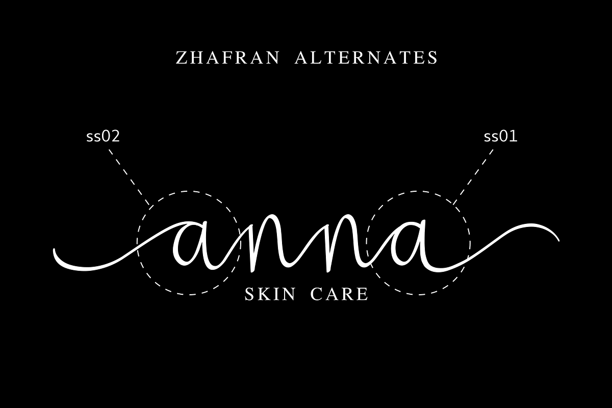 Zhafran, a Script Font by Sibelumpagi Studio (Photo 2 of 11)