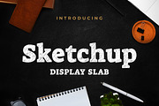 Sketchup - Display Slab, a Slab Serif Font by Almarkhatype (Thumbnail 1 of 10)