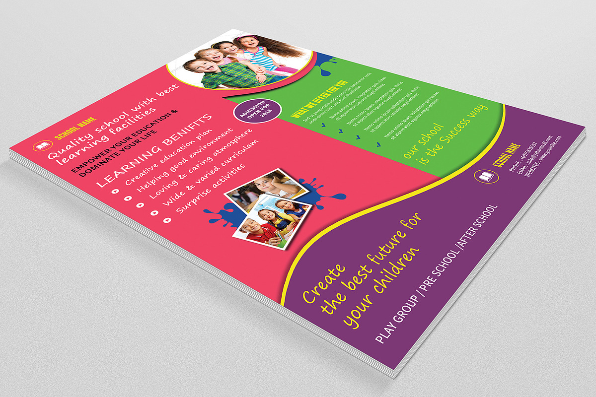 School Admission Flyer preview 4