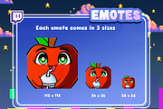 Apple Twitch Emote, an Emoji Icon by Pixel Picasso Studio (Thumbnail 2 of 5)