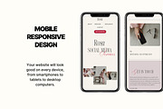 ROSA Canva Landing Page, a Landing Page Template by Studio Suvelle (Thumbnail 6 of 8)