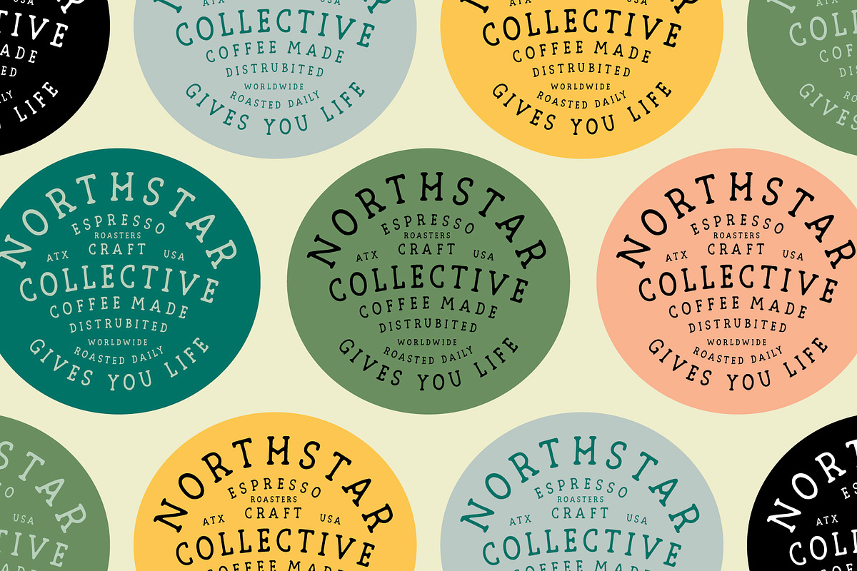 North Star | Vintage Slab Serif, a Slab Serif Font by Beveled Design Co. (Photo 1 of 10)