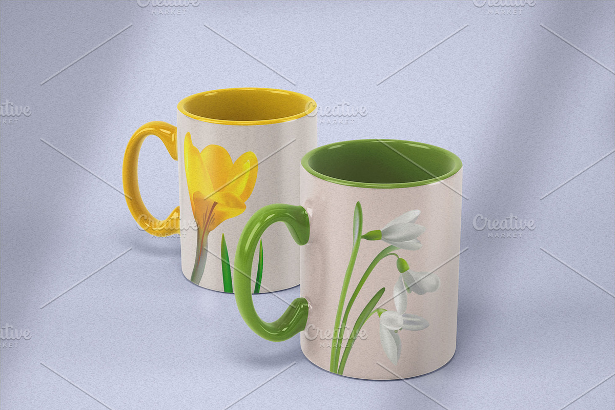 Snowdrops vector set, a Pattern Graphic by Sam2211 (Photo 7 of 8)