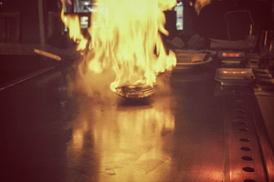 Burning scallops on a grill, a Food & Drink Photo by Patricia Hofmeester