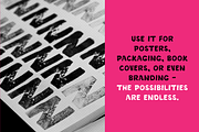 Pootato font - made from potatoes, a Sans Serif Font by ugly type (Thumbnail 5 of 8)