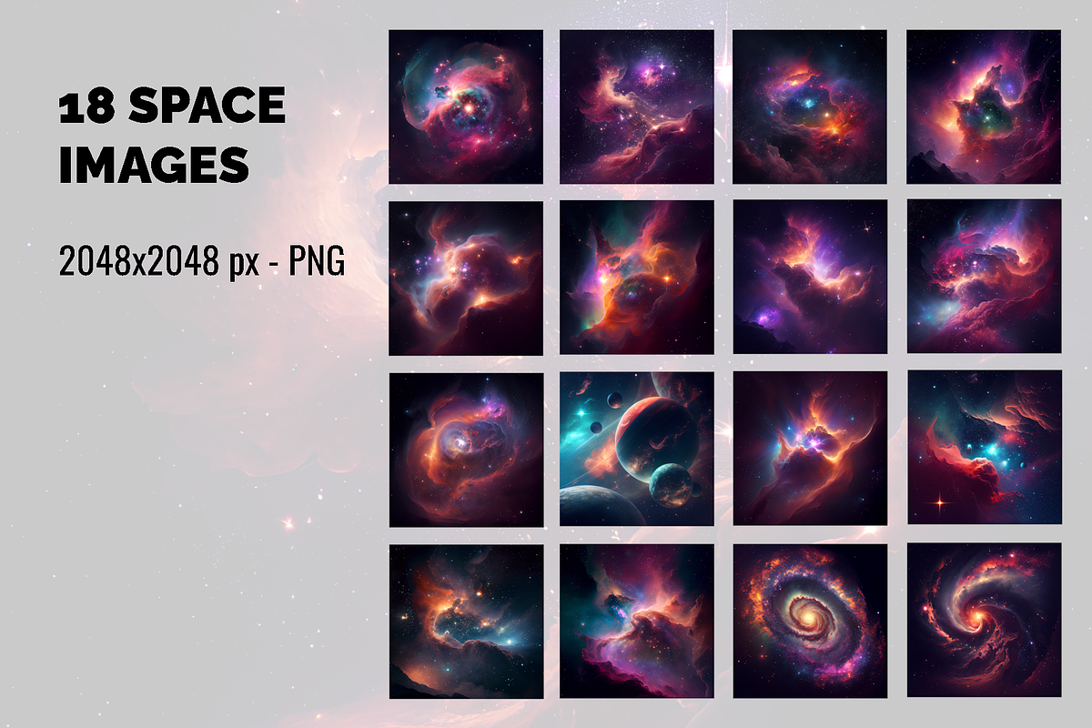 Space Background Images V1, a Texture Graphic by Calvin Weibel (Photo 2 of 3)