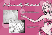 Pin-Up Illustrations and Posters, a Person Illustration by Wingsart Studio (Thumbnail 5 of 5)