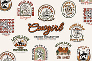 Cowgirl Design Collection, a Branding & Logo Template by cd-design.co (Thumbnail 1 of 9)