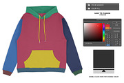 Hoodie Realistic V3 - Mockup, a Hoody Mockup by DaldSgh (Thumbnail 16 of 19)